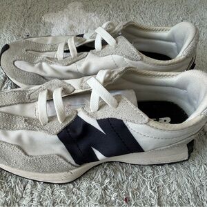 New Balance Grey and Blue Sneakers